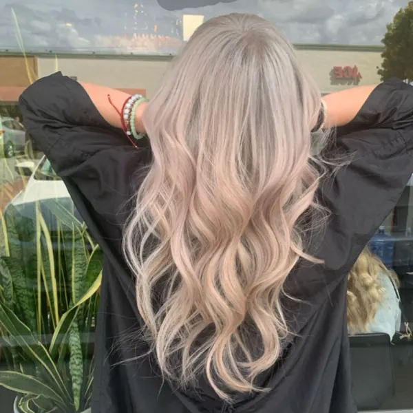 Icy blonde