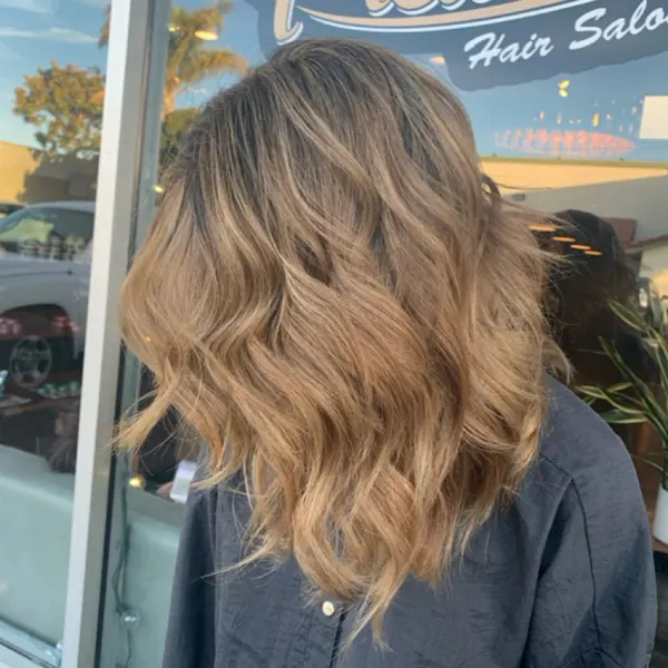 Brunette balayage
