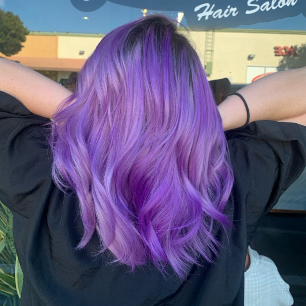Violet vivid color