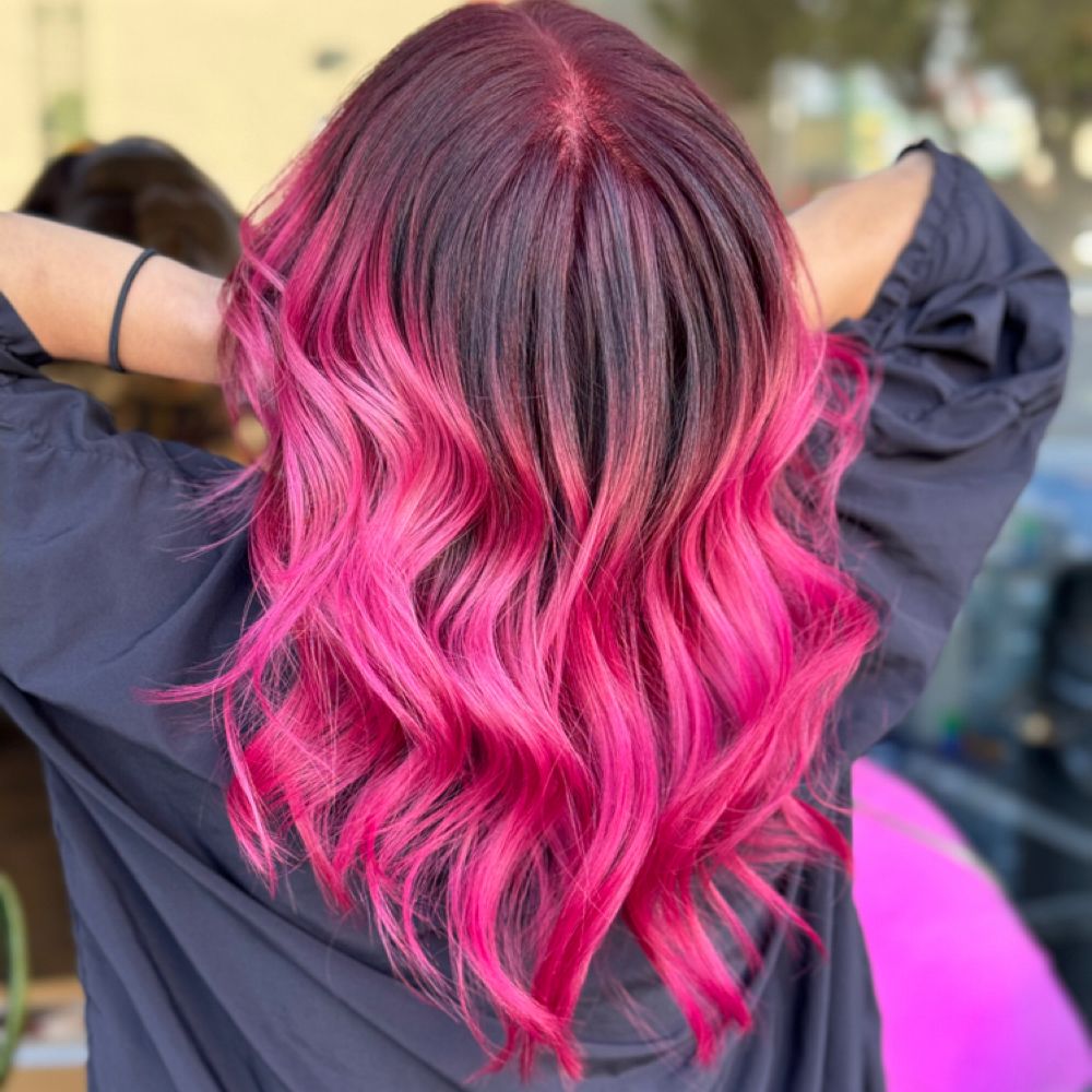 Dipped In Glam hair work in Santa Cruz, example 1
